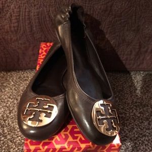 Tory Burch Classic Reva Ballet Flat - Brown